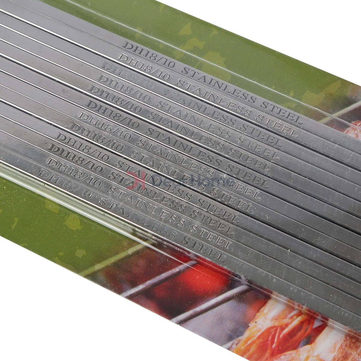 Stainless Square Bbq Skewers 50Cm