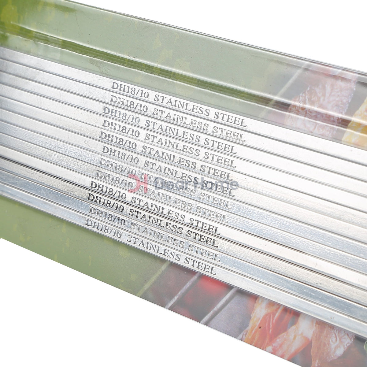 Stainless Square Bbq Skewers 50Cm