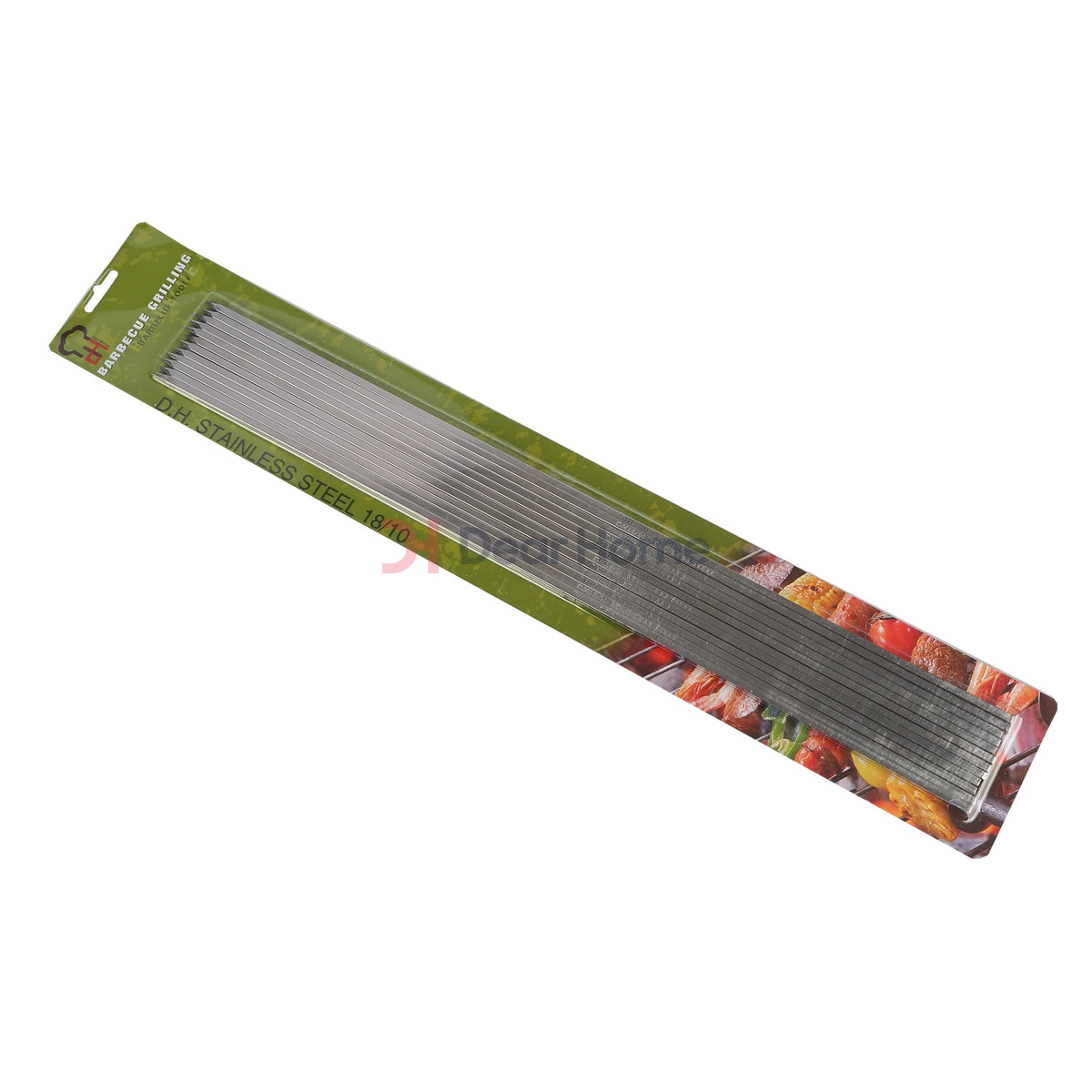 Stainless Square Bbq Skewers 50Cm