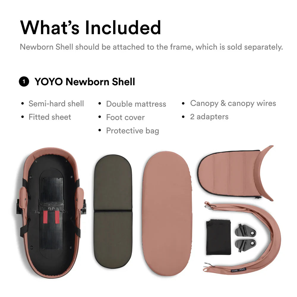 Stokke - Yoyo Newborn Shell - Ginger - (Travel)