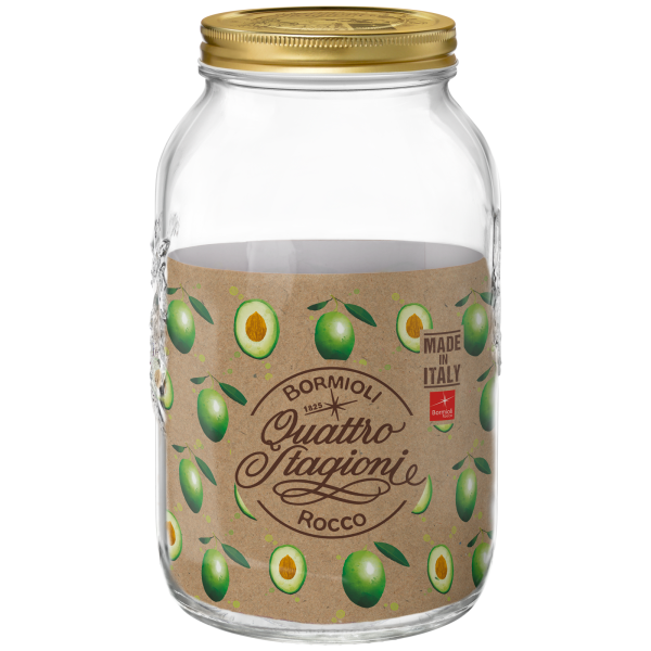 Bormioli Rocco Quattro Stagioni 391cl Food Jar wide Mouth