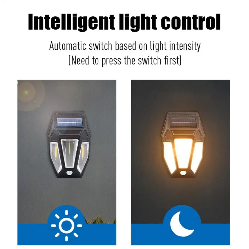 Smart LED Solar Lighting ,Wall Light with Tungsten Bulbs, Outdoor Lighting - Medaid International