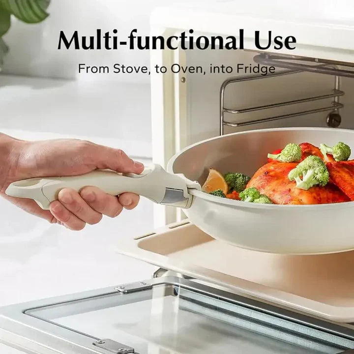 Detachable and Removable Handle for Cookware