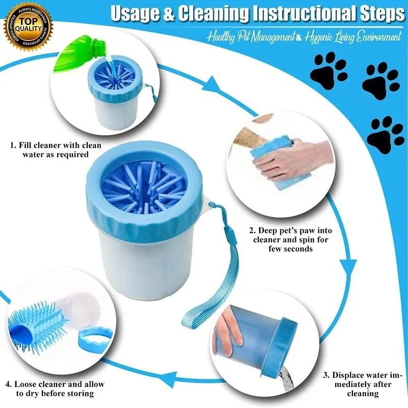Pet Foot Washing Cup Dog Paw Bath - Medaid International
