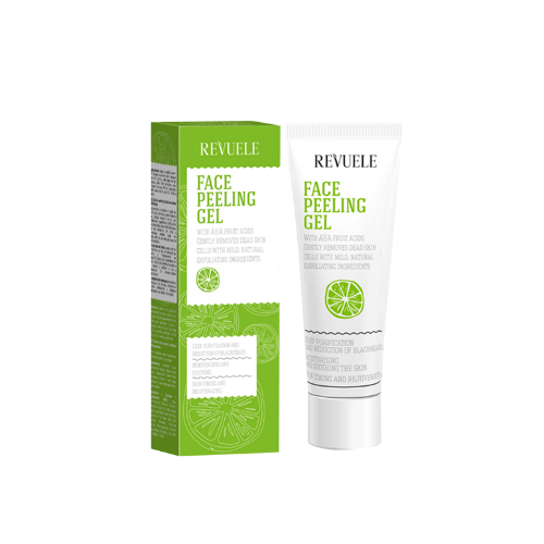 REVUELE FACE PEELING GEL WITH AHA FRUIT ACIDS 80ml, 12pcs - Medaid International