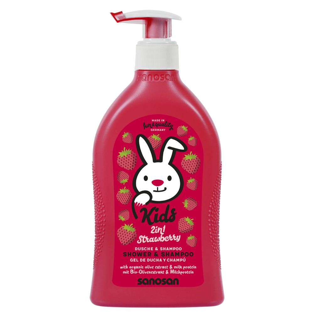 Sanosan Kids Shower & Shampoo Strawberry 400ml