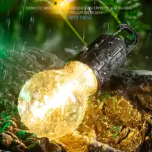 Portable Camping Lamp 600mAh LED with Hanging Portable Lighting Type C Charging Waterproof - Medaid International