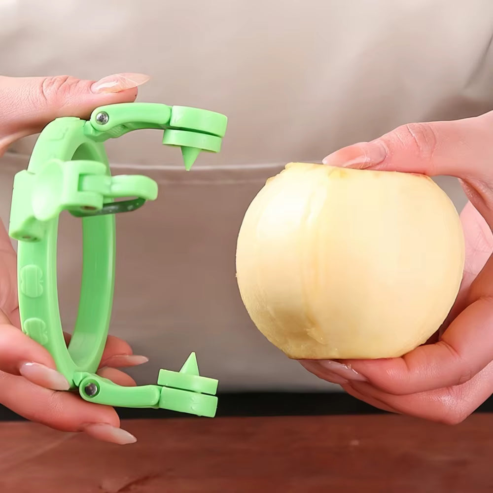 Hand-Cranked Fruit Peeler