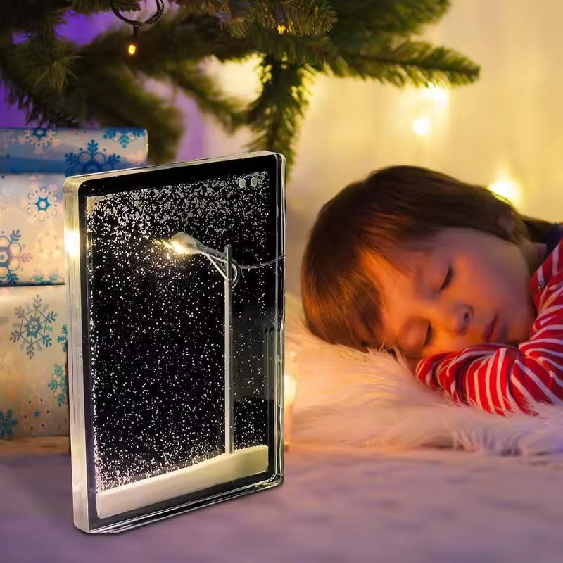DIY Snow Street Light