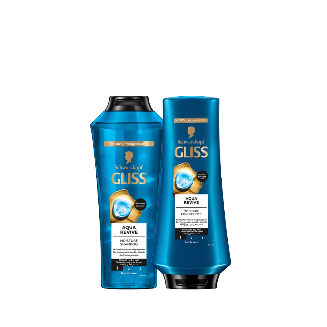 Schwarzkopf Gliss Aqua Revive Shampoo & Conditioner At 20% Off