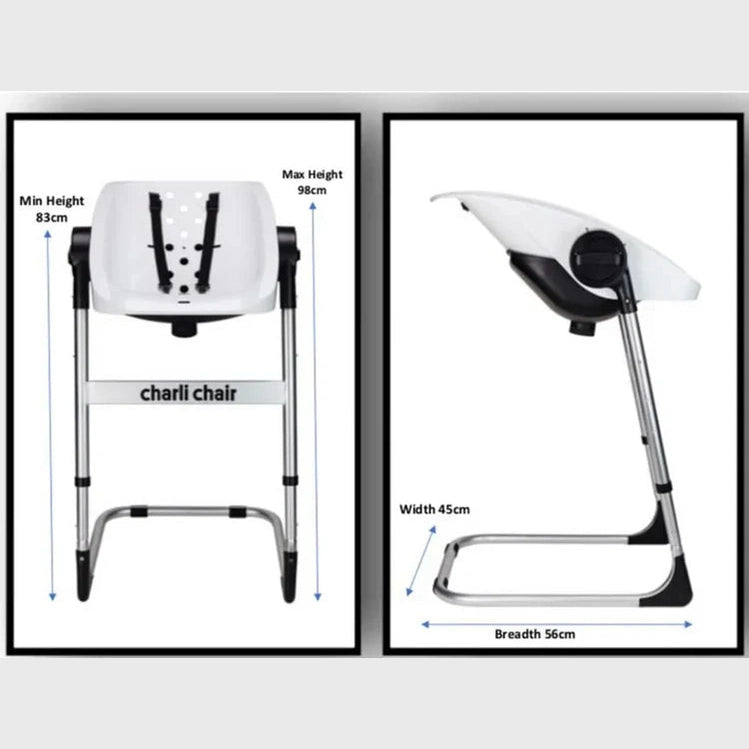 Charli Chair - 2in1 Baby Bath - Chair White