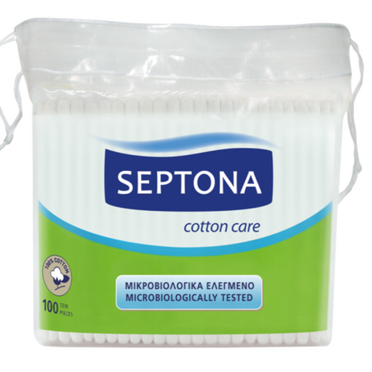 Septona 100 Cotton Buds In Plastic Bag - Medaid International
