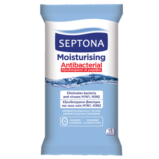 Septona Antibacterial Wipes With Moisturizing Action - Medaid International