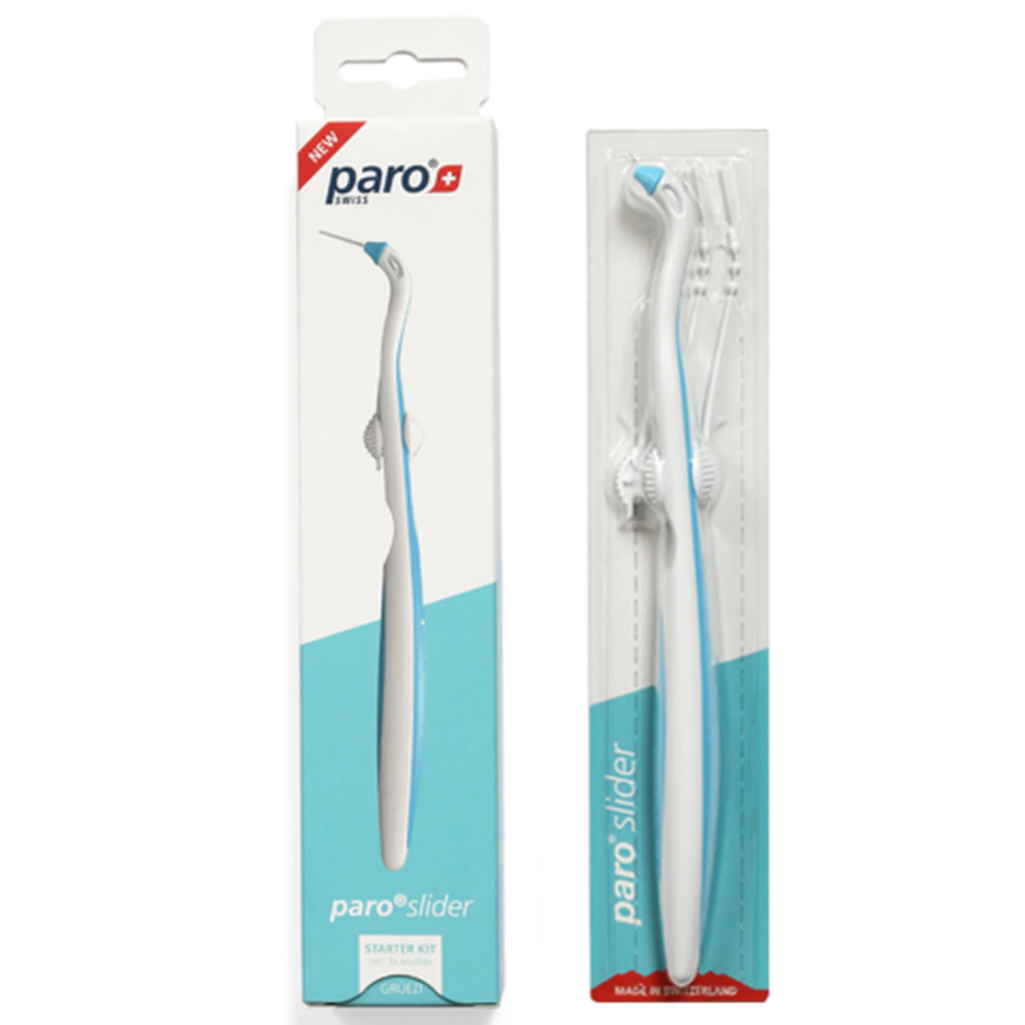 Paro Slider Starter Kit, Handle With 3 Refill Brushes Xs 1030 - Medaid International