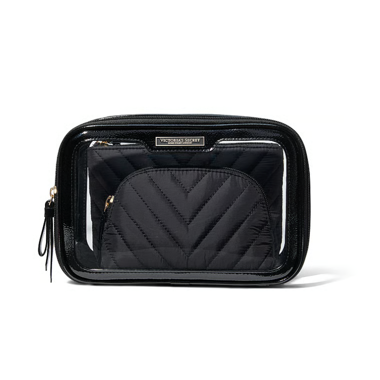 victorias-secret-3-piece-makeup-bag-black-lily - Medaid International
