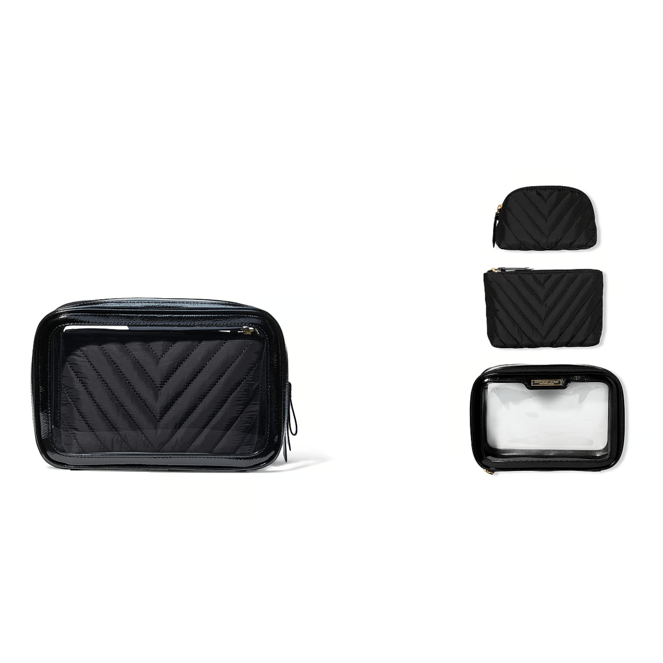 victorias-secret-3-piece-makeup-bag-black-lily - Medaid International