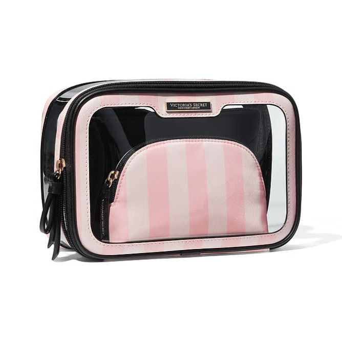 victorias-secret-3-piece-makeup-bag-iconic-stripe - Medaid International