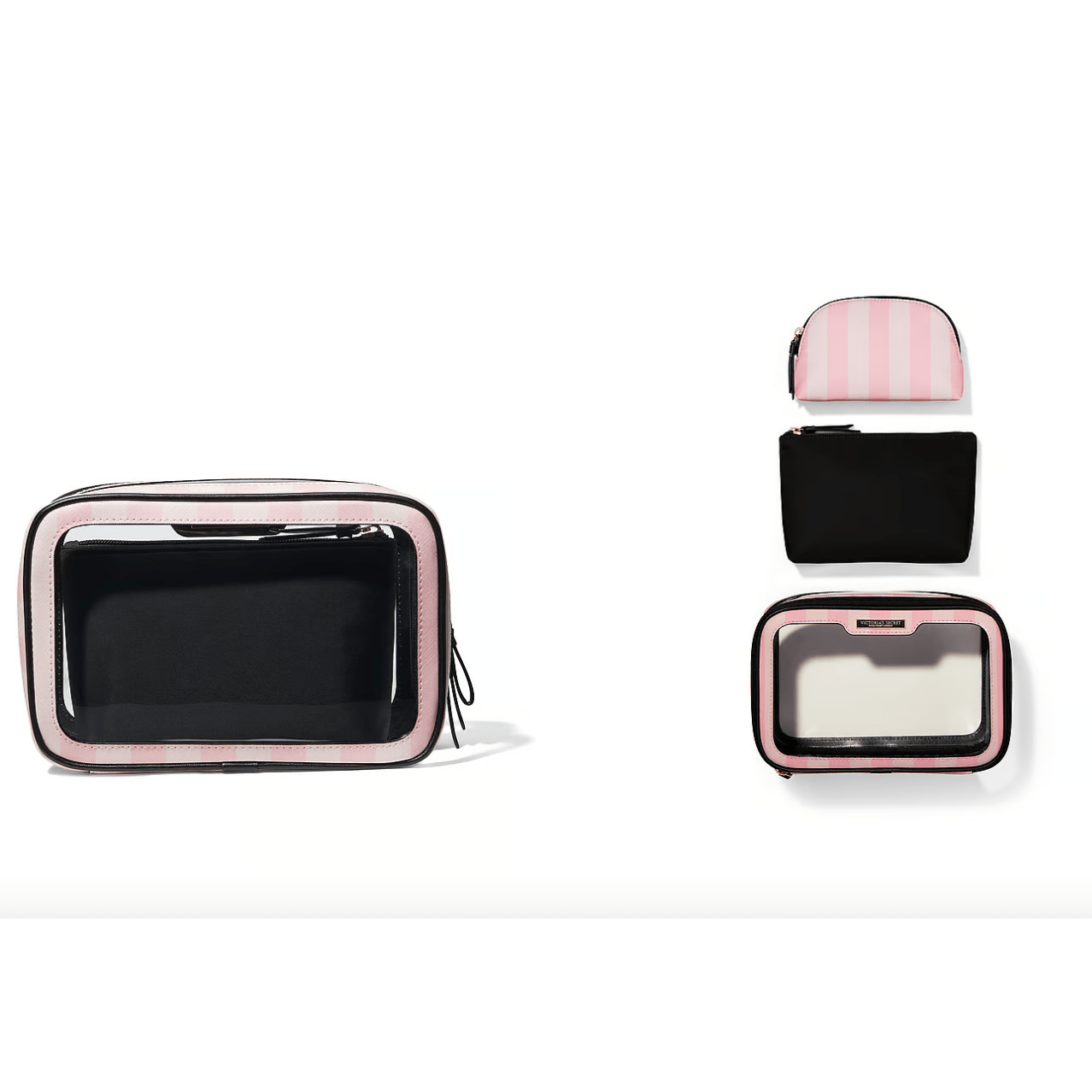 victorias-secret-3-piece-makeup-bag-iconic-stripe - Medaid International