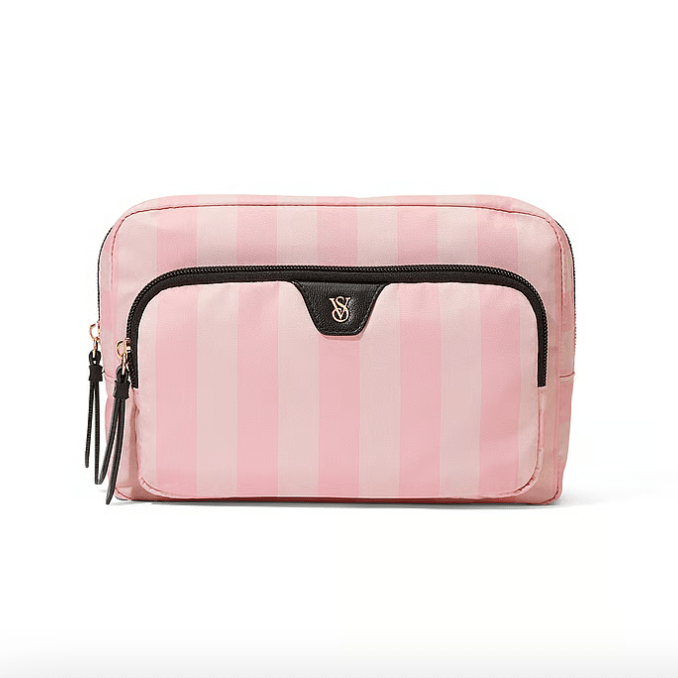 victorias-secret-travel-makeup-pouch-pink-iconic-stripe - Medaid International