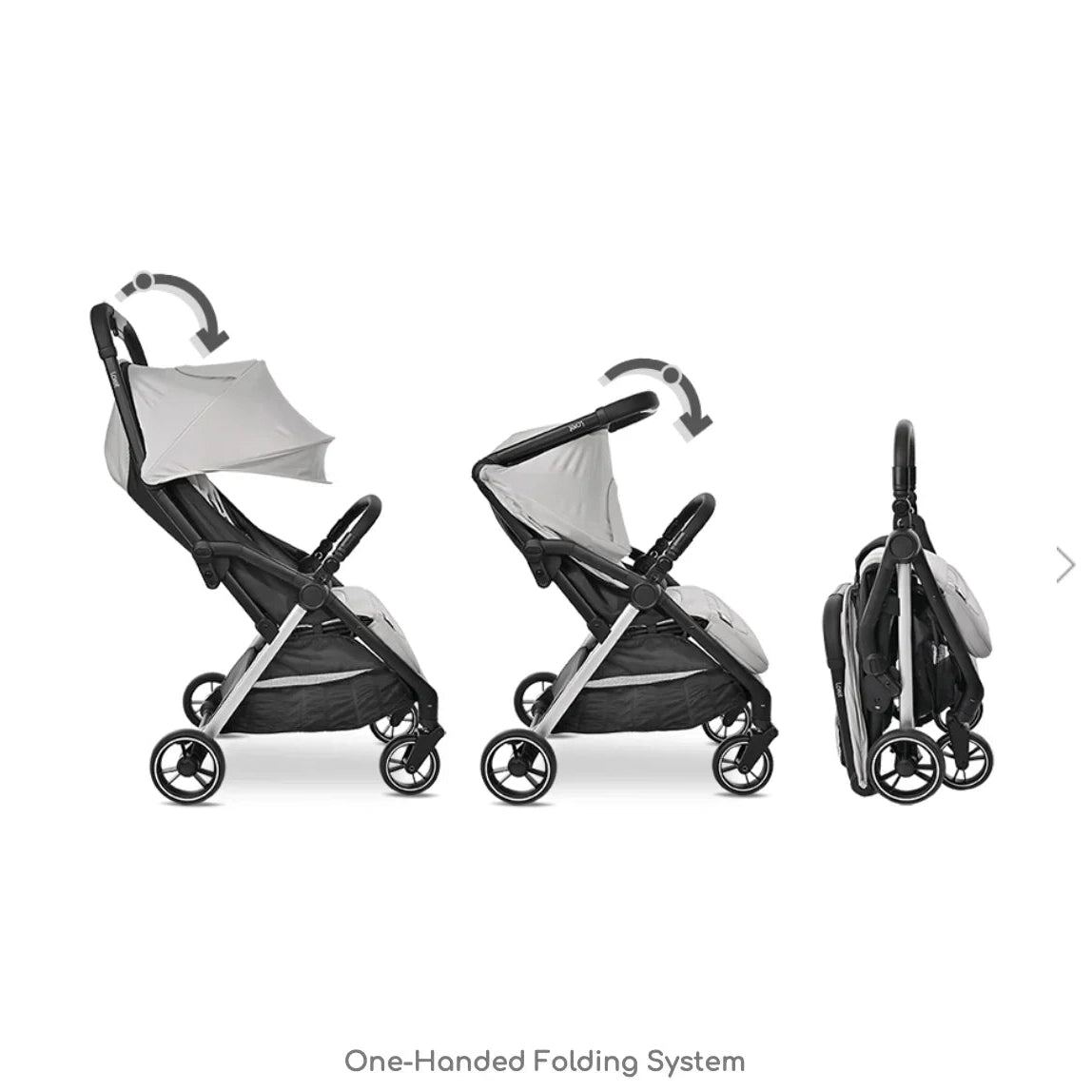 Lorelli - Autofolding Baby Stroller - Loret Grey - Travel Stroller