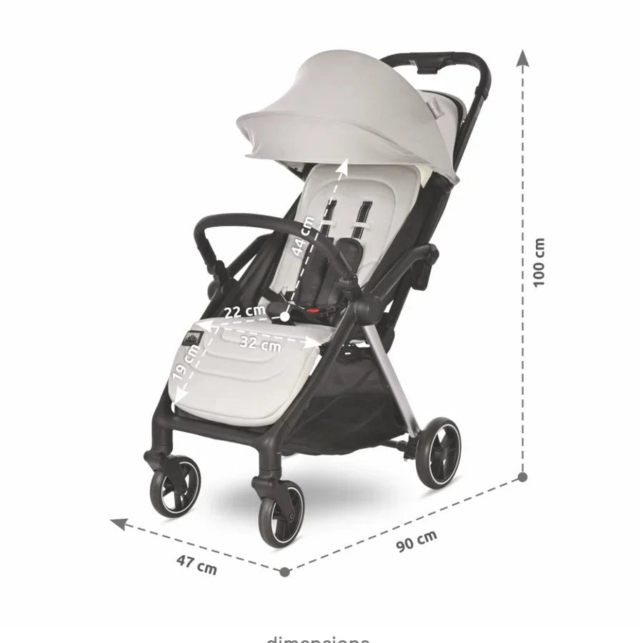Lorelli - Loret Stroller - Autofolding Up to 22kg - Black