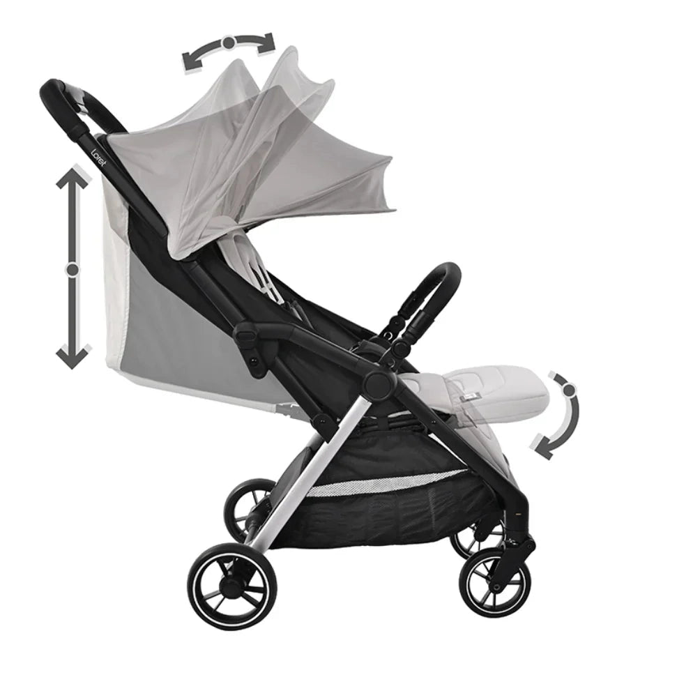 Lorelli - Auto Folding Baby Stroller - Loret Black - (Travel)