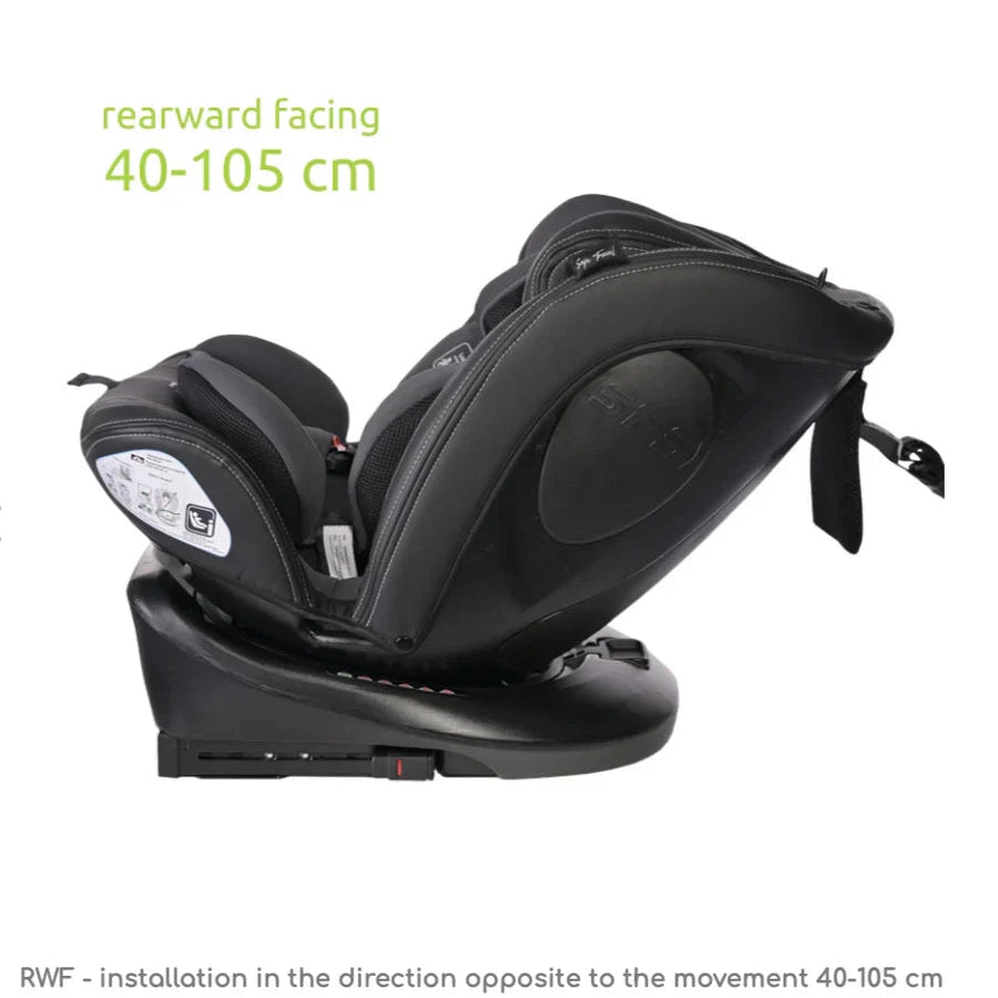 Lorelli - Car Seat - Aviator - Isofix i-size - 360 Rotation - Black Jasper