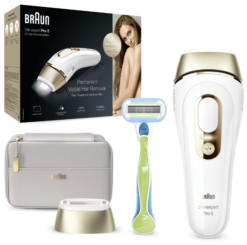 Silk-Expert Pro 5  + Venus Razor + Designer Bag - Medaid