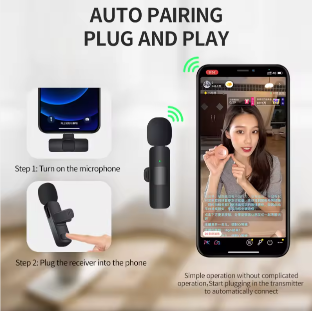 Phone Wireless Microphones K9