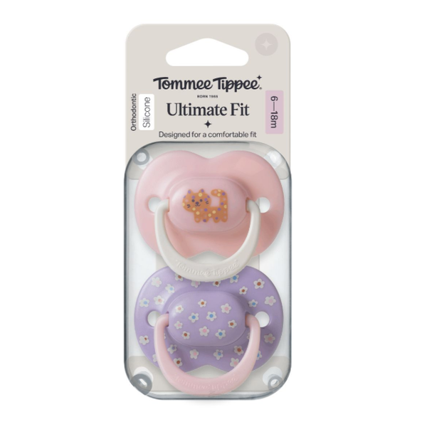 Tommee Tippee: Ultra Fit Decorated Soothers (6-18 Months) (2 Pack) - Assorted