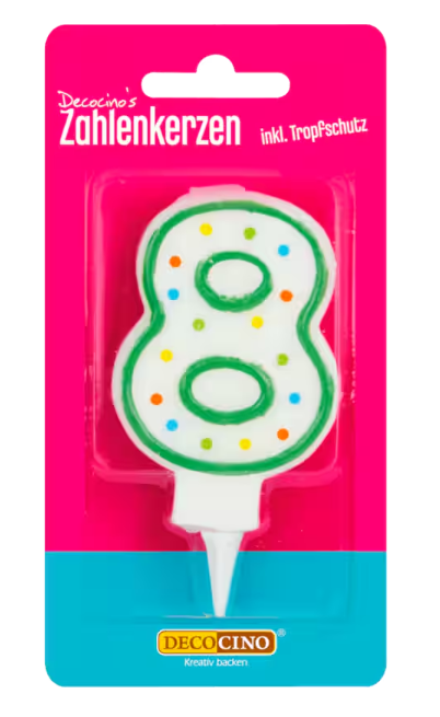 Decocino Number 8 Candle   | Decocino in Lebanon