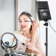 Square Ring Light Panel Photo Shoot LED with 2.1 Meter Tripod