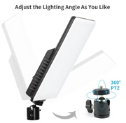 Square Ring Light Panel Photo Shoot LED with 2.1 Meter Tripod