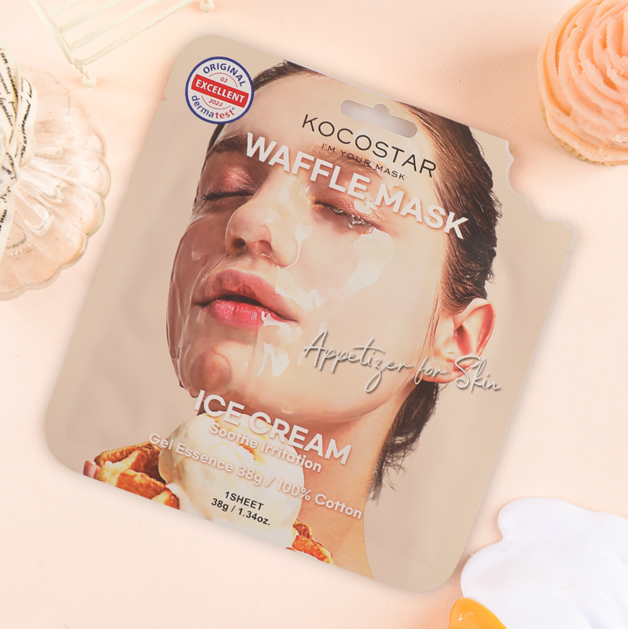 Kocostar Waffle Mask Ice Cream