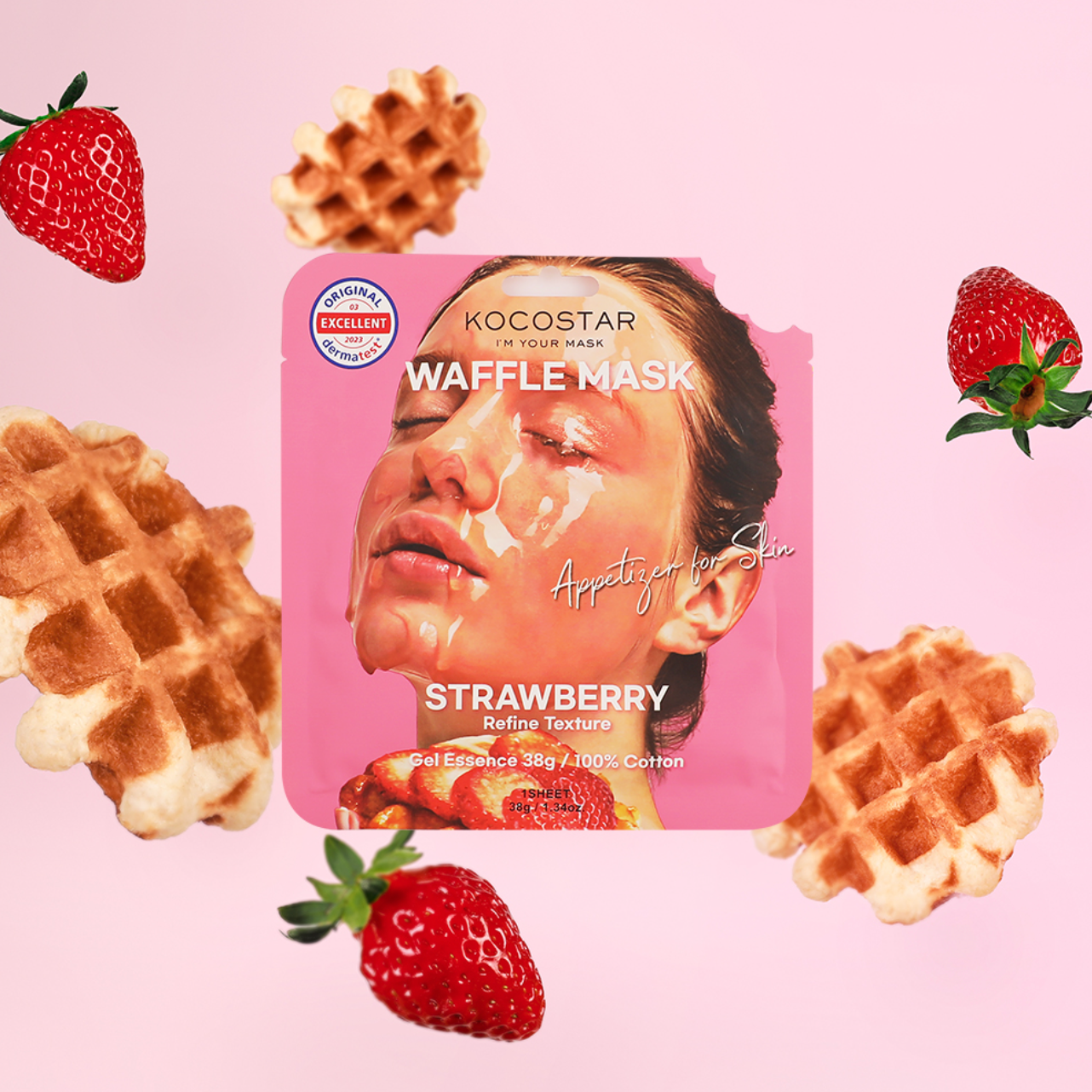Kocostar Waffle Mask Strawberry