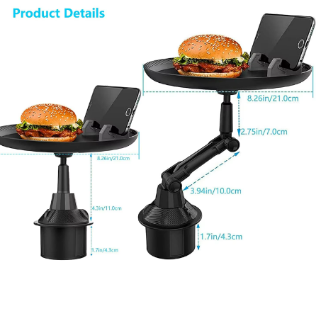 Tray Food for Car – Adjustable Car Tray Table And Phone Holder - Medaid International