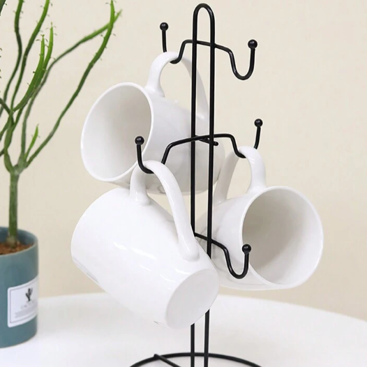 Metal Mug Holder Rack