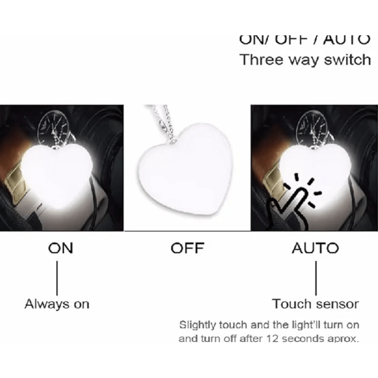 Heart Rechargeable Light