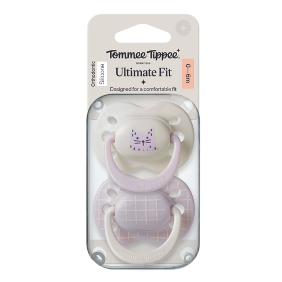 Tommee Tippee Decorated Ultimate Fit Soothers(2 Pack) - Assorted