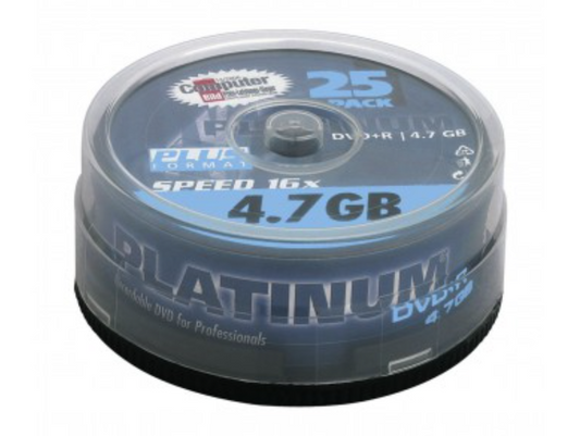Platinum DVD Blank Discs 4.7 GB 25 Pack    | Platinum in Lebanon