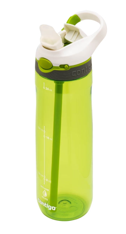 Contigo Ashland AUTOSPOUT Water Bottle Tritan Renew, 720 ml (Citron)