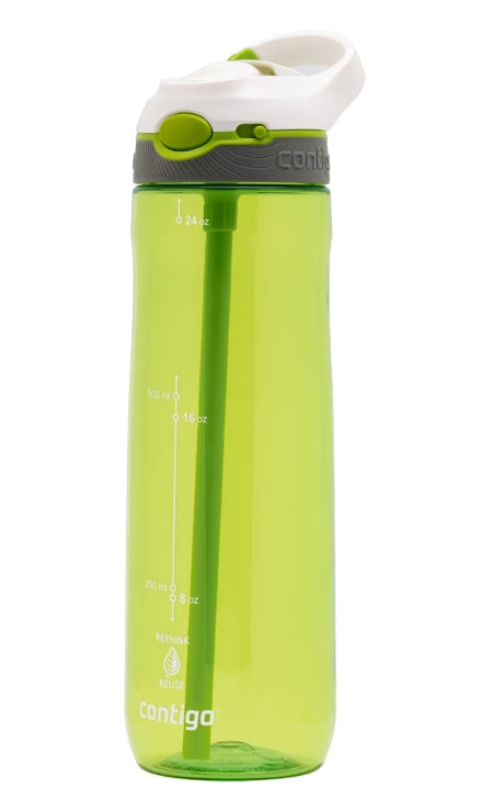 Contigo Ashland AUTOSPOUT Water Bottle Tritan Renew, 720 ml (Citron)