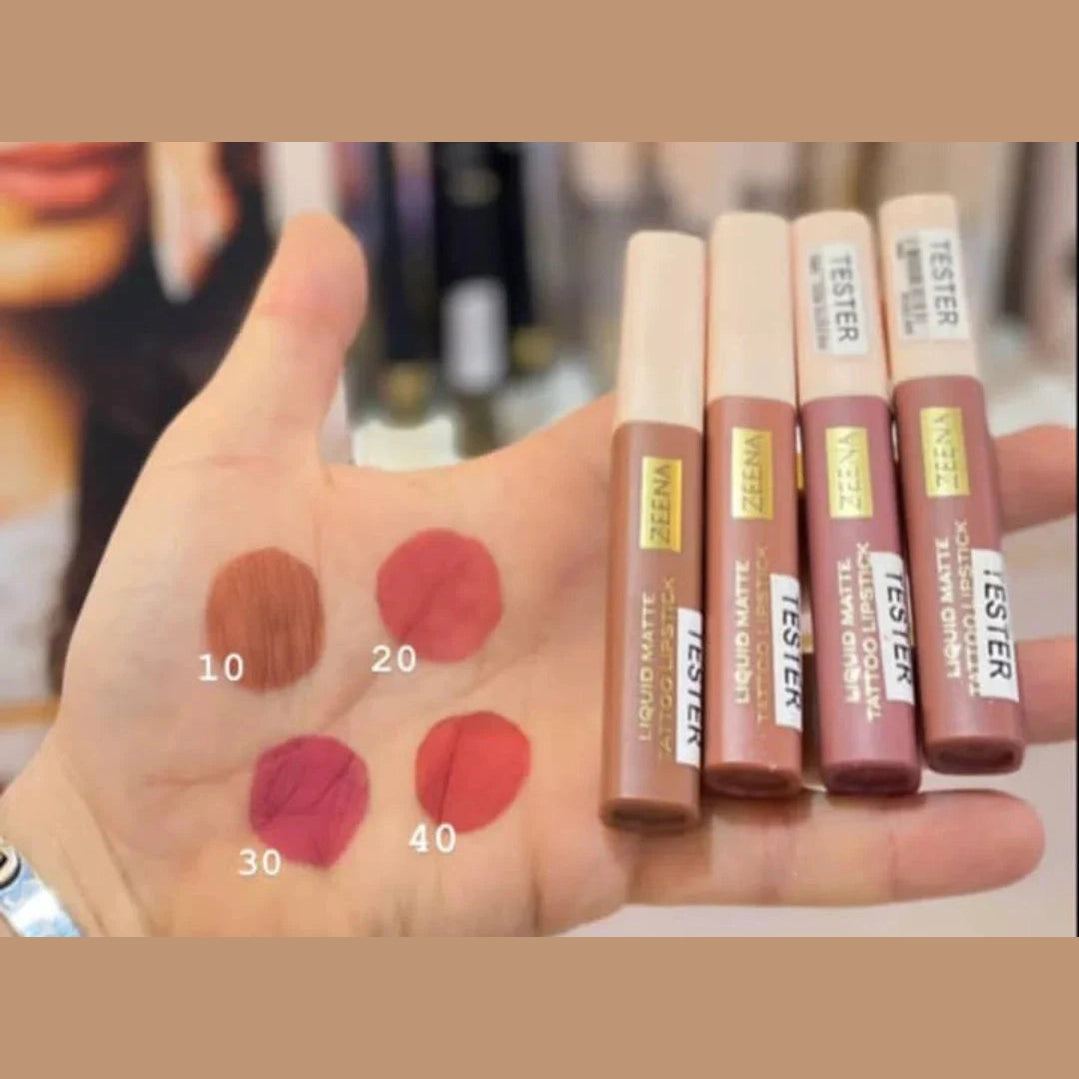 Zeena liquid matte tattoo lipstick - Medaid International