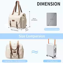 Miila Maternity Bag Backpack Diaper Tote With Insulated Pockets