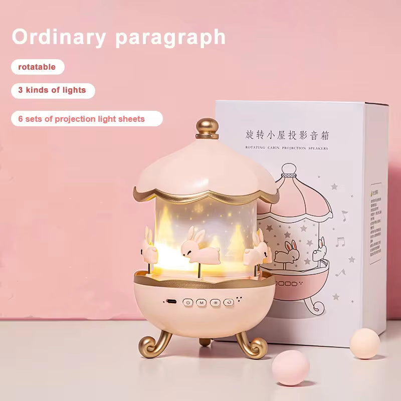 Bunny Carousel Night Light Projector - Medaid International