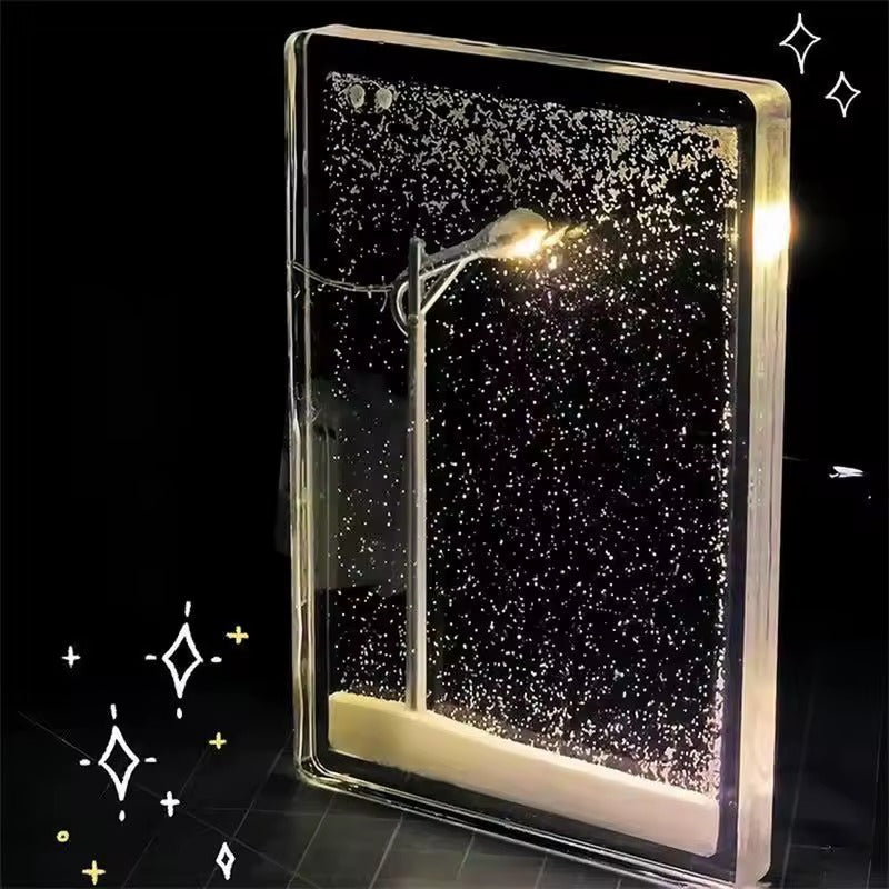DIY Snow Street Light
