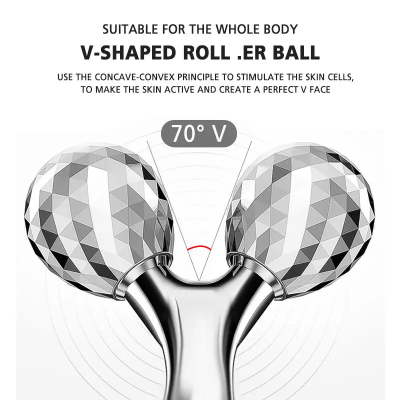 3D Y-shaped Face Lifting  Facial Massage Roller 360¬∞
