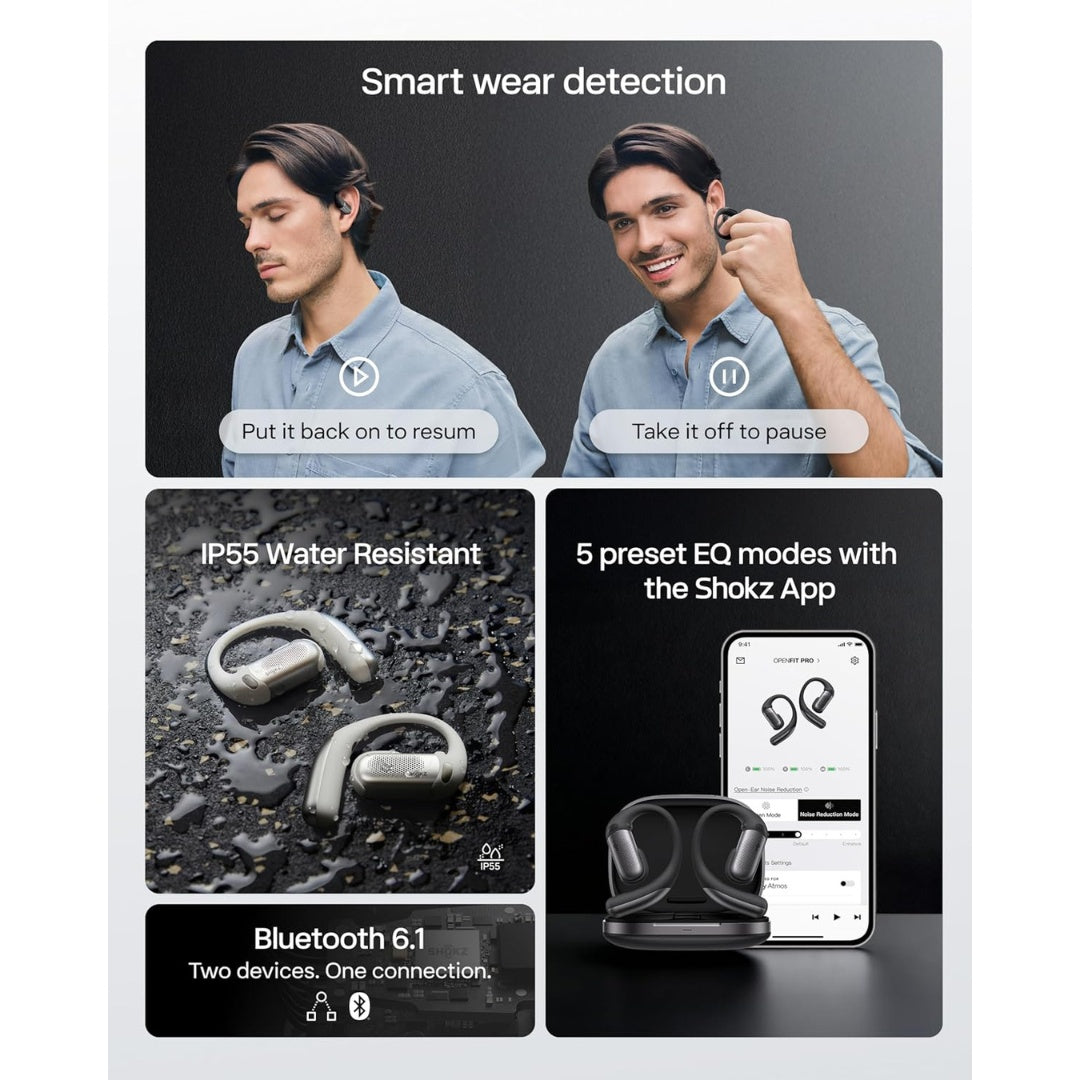 Shokz OpenFit Pro | Open-Ear Earbuds