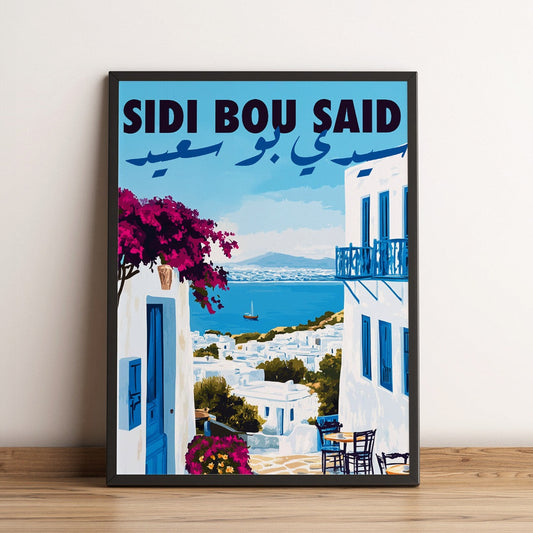 Sook's Sidi Bou Said Poster