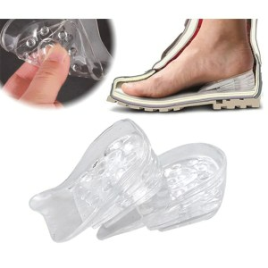 Silicone Adjustable Invisible Heightening Insole with Shock Absorption Height Increase - Medaid International